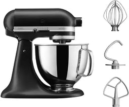 KitchenAid 5KSM125EBM - Artisan keukenrobot - 4,8L - 300W - Roestvrijstalen kom