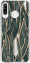 Hoesje Geschikt voor Huawei P30 Lite Hoesje Siliconen - Design Backcover siliconen - Meerkleurig / Wild Leaves