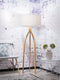 GOOD&MOJO Vloerlamp Annapurna - Naturel/Bamboe - Ø60cm - Scandinavisch,Bohemian - Staande lampen voor Woonkamer - Slaapkamer