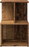 vidaXL - Nachtkastje - 35x35x55 - cm - bewerkt - hout - oud - houtkleurig