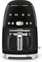 SMEG DCF02BLEU - Filterkoffiemachine - 10 koppen - Warmhoudfunctie - Zwart