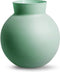 Eco vaas met kraag 'hooper' mat groen h17 d17 cm