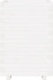 vidaXL - Plantenbak - 50x50x72,5 - cm - massief - grenenhout - wit