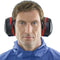 Peltor Optime III - Oorkap - SNR 35dB - Zwart/Rood
