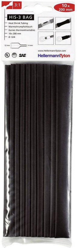 HellermannTyton 308-31210 Krimpkous assortiment 12 mm 4 mm Krimpverhouding:3:1 10 stuk(s)