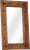 vidaXL - Spiegel - 50x80 - cm - massief - acaciahout