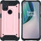 iMoshion Hoesje Geschikt voor OnePlus Nord N10 5G Hoesje - iMoshion Rugged Xtreme Backcover - Rosé