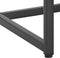 vidaXL - Wandtafel - 72x35x75 - cm - staal - antracietkleurig