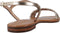 GEOX D SOZY Q A - Sandalen - Verstelbare pasvorm met gespsluiting - Goud/Zilver - Maat 39