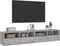 vidaXL - Tv-wandmeubels - 2 - st - 80x30x30 - cm - bewerkt - hout - grijs - sonoma - eiken