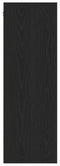 vidaXL - Wand-TV-meubel - Zwart - Eiken - 30,5x30x90 - cm - Geprocessed - Hout