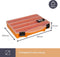 Perel assortimentsdoos - 10 compartimenten - stapelbaar - 251 x 200 x 44 mm - geel/zwart