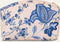 Oilily Casey - Toilettas - Dames - Ritssluiting - Makkelijk Schoon Te Maken - Blauw - One size