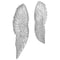 vidaXL - Kleine - Vleugels - Beeld - Zilver - 17x5x59 - cm - Aluminium