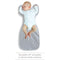Love to Dream™ Swaddle Up™ - Inbakerslaapzak - ARMS UP™ - Grijs - Small 1.0 TOG (3.5 - 6 kg)