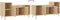 vidaXL - Tv-meubel - 100x35x55 - cm - bewerkt - hout - sonoma - eikenkleurig