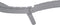 vidaXL - Ligbed - 184x55x64 - cm - massief - acaciahout - grijs