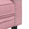 vidaXL - Driezitsbank - Chesterfield-stijl - met - bolsters - fluweel - roze