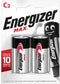 Energizer Max - Batterijen LR14 - Alkaline 1.5 V - (2 stuks)