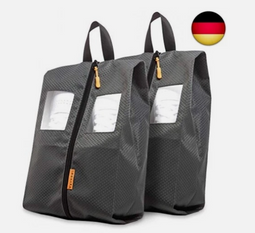 Loonara Travel Schoenenzak Set - Schoenenzakken - Ademend en waterafstotend - Grijs