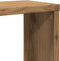 vidaXL - Wandschappen - kubus - 2 - st - 60x15x23 - cm - hout - artisanaal - eiken