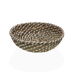 Mand Versa Textiel Waterhyacint 25 x 8 x 25 cm