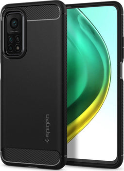Spigen Rugged Armor - Soft Case - Schokbestendig en krasbestendig - Zwart