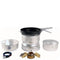 Trangia 25-3 UL - Campingkookset - Ultralichtgewicht 22 cm - Grijs