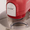 CREATE DOWNMIX RETRO - Keukenmachines -Planetaire Rotatiemixer - Foodprocessor - 6 Snelheid - Roestvrij Staal - 5L - Accessoires - Rood