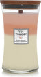 WoodWick Hourglass Large Trilogy Geurkaars - Island Getaway