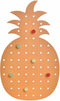 Kapstok DKD Home Decor 21,5 x 1 x 37,5 cm Hout Oranje ananas Tropisch