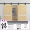 vidaXL - Schuifdeur - met - beslag - 80x210 - cm - massief - grenenhout