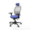 Piqueras y Crespo 3D036G2 - Bureaustoel - Verstelbare hoofdsteun en hoogte - Licht Blauw