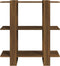 vidaXL - Boekenkast/kamerscherm - 80x30x87 - cm - bruin - eikenkleur