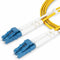 Startech.com 3m LC naar LC (UPC) OS2 Single Mode Duplex Glasvezel Kabel 9/125µm Laser Optimized 10Gbs Flexibel Buigen Geel
