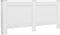 vidaXL Radiatorombouwen 2 st 152x19x81.5 cm MDF wit