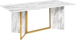 Eettafel CALCIO Marmer-look 200 cm 100 cm