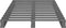 vidaXL - Palletbed - massief - grenenhout - grijs - 100x200 - cm