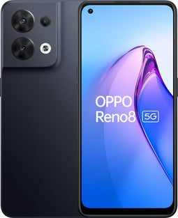 OPPO Reno8 - Smartphone - 256GB opslag - 5G - Zwart