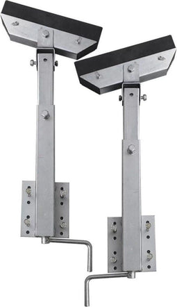 vidaXL - Stalen - frame - ondersteuning - voor - de - boot - aanhanger - 63-88 - cm - (set - van - 2)
