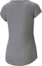 PUMA PERFORMANCE HEATHER CAT TEE W - Dames Sportshirt - dryCELL technologie - Grijs - Maat XS