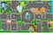 Kids Globe - Speelkleed Verkeer - LED verkeerslichten - 120x72 cm