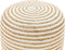 RESAFA - Poef - Beige - 40 x 40 x 40 cm - Jute