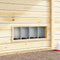 vidaXL - Kippennestkast - 4 - compartimenten - wandmontage - gegalvaniseerd - staal