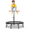 Coast Mini Trampoline - Verstelbare Handgreep 99-126cm - Tot 100kg - Ø117cm - Oranje