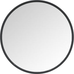 vidaXL - Wandspiegel - 40 - cm - zwart