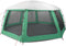 vidaXL - Zwembadtent - uitneembare - buiten- - gaaswanden - 690x690 - cm - zeegroen