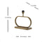 Light & Living JAMIRO - Lampvoet 37x13x29 cm - Antiek brons