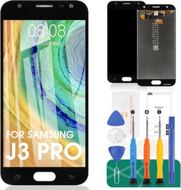 LCD Scherm met Touchscreen Digitizer Vervanging voor Samsung Galaxy J3 2017 J330 Pro Duos Zwart