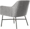 DKD Home Decor - Leunstoel - Scandi ontwerp - Zwart Lichtgrijs Metaal 66 x 62 x 76,5 cm